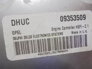 09353509 Блок управления двигателем Opel Astra G Арт e12677160, вид 6