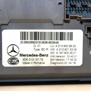 A2139009922 Блок комфорта Mercedes E W213 Арт e12669960, вид 4