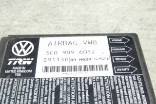 3C0909605J Блок AirBag Volkswagen Passat B6 Арт e12642835, вид 1