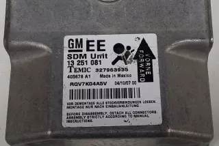 13251081 Блок AirBag Opel Astra H Арт e12642499, вид 2