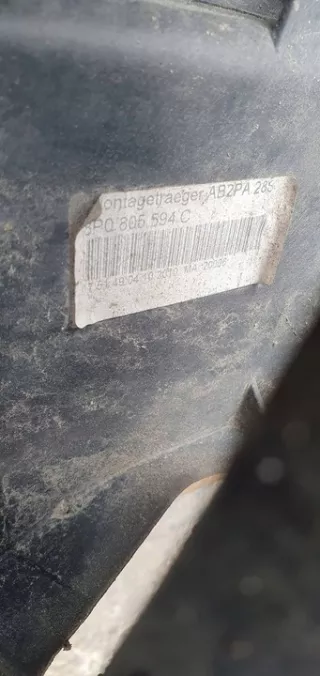 8P0805594C Передняя панель крепления облицовки (телевизор) Audi A3 8P Арт e12631354, вид 11