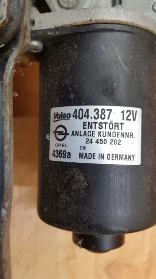 24450202 Механизм стеклоочистителя (трапеция дворников) Opel Astra G Арт e12621933, вид 3
