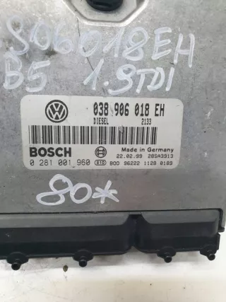 038906018EH Блок управления двигателем Volkswagen Passat B5 Арт e12621121, вид 3