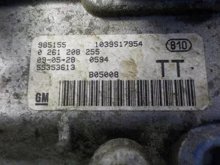 0261208255 55353613 Блок управления двигателем Opel Astra H Арт e12618971, вид 2