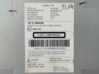 9805593680 Блок навигации Citroen C4 2 Арт e12612648, вид 2