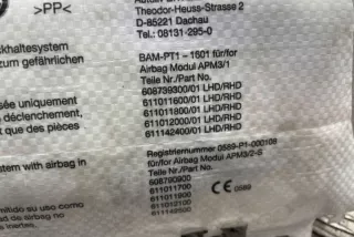 9230399 Подушка безопасности BMW 5 F10/F11/GT F07 Арт e12603579, вид 3