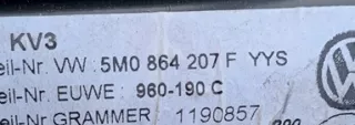 5M0864207F Подлокотник Volkswagen Golf 6 Арт e12597631, вид 2