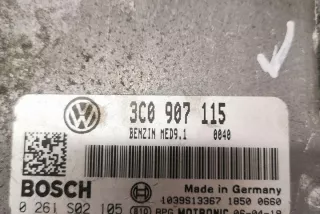 0261S02105 Блок управления двигателем Volkswagen Passat B6 Арт e12590990, вид 4