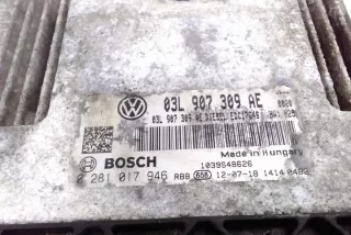 0281017946 Блок управления двигателем Volkswagen Passat B8 Арт e12590915, вид 1