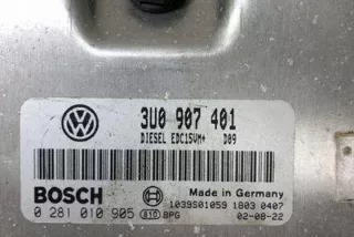 028101095 Блок управления двигателем Skoda Superb 1 Арт e12590695, вид 2