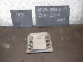  10-14r Блок управления двигателем Skoda Fabia 2 Арт e12590624, вид 1