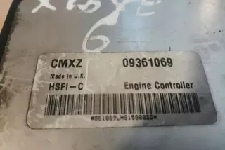 09361069 Блок управления двигателем Opel Vectra B Арт e12589965, вид 1