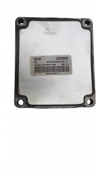 12242020 Блок управления двигателем Opel Astra G Арт e12589705, вид 2