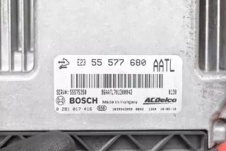 55577680 0281017416 Блок управления двигателем Opel Astra J Арт e12589579, вид 7