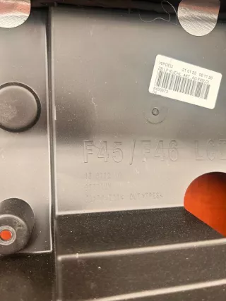 15677210 Передняя панель крепления облицовки (телевизор) BMW 2 F45/F46 Арт e12588718, вид 4