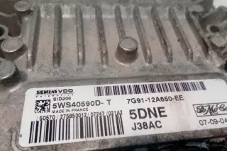 7G9112A650EE Блок управления двигателем Ford Mondeo 4 Арт e12588685, вид 1