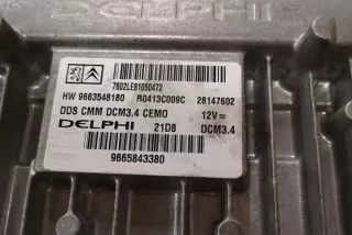 9663548180 Блок управления двигателем Citroen C5 2 Арт e12588336, вид 1