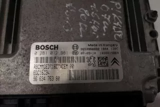 0281012981 Блок управления двигателем Citroen C4 1 Арт e12588234, вид 1