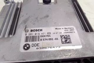 8574091 Блок управления двигателем BMW 5 F10/F11/GT F07 Арт e12587310, вид 2