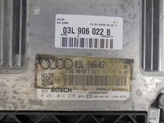 03L906022B 0281014235 Блок управления двигателем Audi A4 B8 Арт e12586265, вид 3