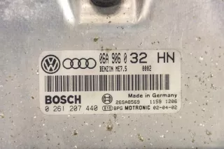 06A906032HN 0261207440 Блок управления двигателем Audi A3 8L Арт e12586222, вид 4