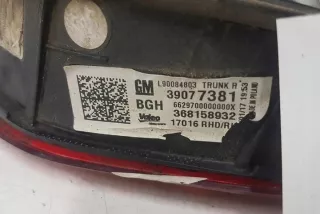 39077381 Фонарь задний правый Opel Astra K Арт e12582447, вид 2
