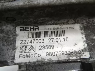 9807593080 Радиатор EGR Peugeot 308 2 Арт e12582394, вид 9