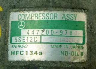 447200-9763 Компрессор кондиционера Mercedes A W168 Арт e12578054, вид 7