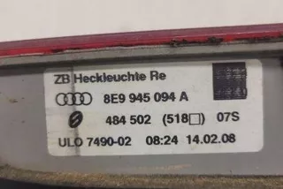 8E9945093A Фонарь задний левый Audi A4 B7 Арт e12575590, вид 2