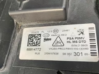 89914772 Фара правая Peugeot 3008 2 Арт e12567114, вид 8