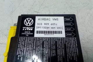 3C0909605J Блок AirBag Volkswagen Passat B7 Арт e12558650, вид 2