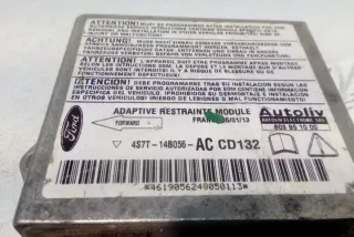 4S7T14B056 Блок AirBag Ford Mondeo 4 Арт e12558211, вид 2