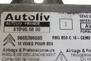 9665396680 Блок AirBag Citroen C4 2 Арт e12558030, вид 4