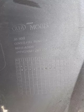 86511A2000 MIETAS67 Бампер передний Kia Ceed 2 Арт e12527580, вид 7