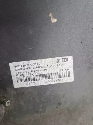 86511A2000 MIETAS67 Бампер передний Kia Ceed 2 Арт e12527580, вид 9