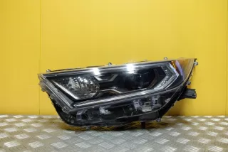 TOYOTARAV4-2019FULLLEDCIEMNYCHROMSKRTNALUSA Фара левая Toyota Rav 4 5 Арт e12501755, вид 1