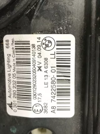 7422580 Фара правая BMW 2 F45/F46 Арт e12499701, вид 13