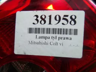  Фонарь задний правый Mitsubishi Colt 6 restailing Арт e12492702, вид 6