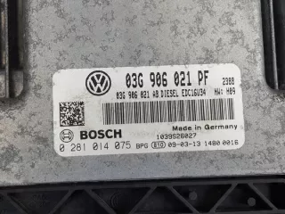 03G906021PF 03G906021AB EDC16U34 1T0906216L 0281014075 Блок управления двигателем Volkswagen Caddy 3 Арт e12487411, вид 2
