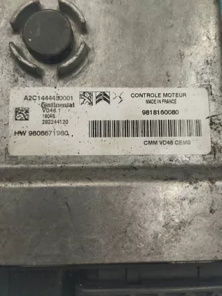 A2C1444450001 9818160080 Блок управления двигателем Peugeot 2008 Арт e12485786, вид 2