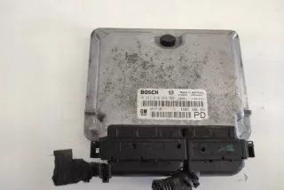 F75_ 0281010268 Блок управления двигателем Opel Zafira A Арт e12485714, вид 1