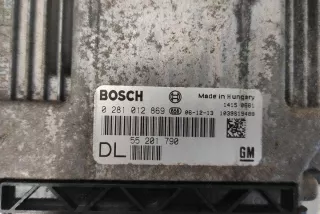0281012869 Блок управления двигателем Opel Vectra C  Арт e12485626, вид 1