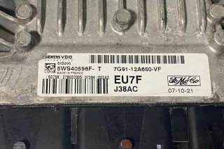 7G9112A650VF Блок управления двигателем Ford Galaxy 3 Арт e12483478, вид 3