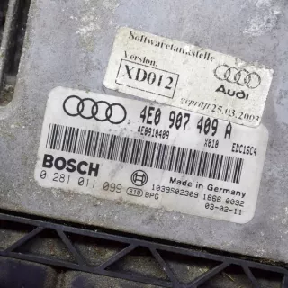 0281011099 Блок управления двигателем Audi A8 D3 (S8) Арт e12481652, вид 6