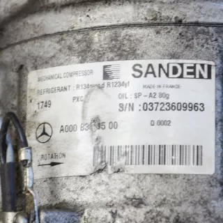 A0008304500 Компрессор кондиционера Mercedes GLC X253 Арт e12476341, вид 5