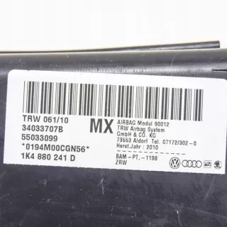 1K4880241D Подушка безопасности Volkswagen Golf 6 Арт e12473697, вид 5