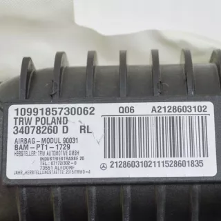 34078260D Подушка безопасности Mercedes E C207 Арт e12470525, вид 6