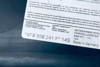 4F0880241F Подушка безопасности Audi A6 C6 (S6,RS6) Арт e12465902, вид 1