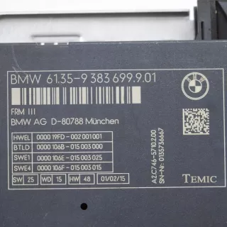 9383699 Блок управления светом BMW X3 F25 Арт e12463223, вид 6