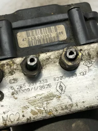 0265800335 0265231333 8200229137 Блок ABS Renault Clio 2 Арт e12460383, вид 6
